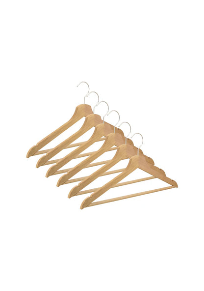 6'Lı Elbise Askısı