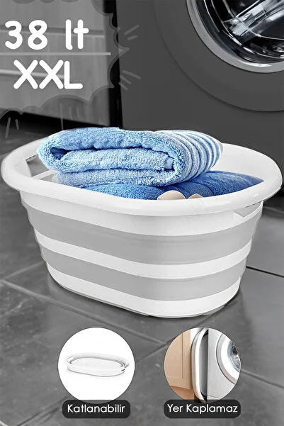 Katlanabilir Çamaşır Sepeti