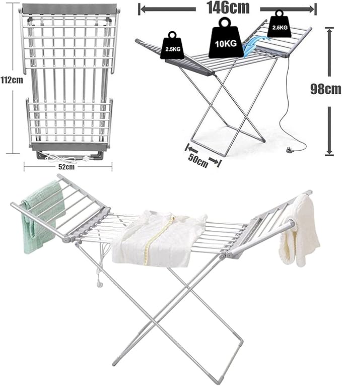 Maxi Home Ütü Etkili Elektrikli Kurutmalık