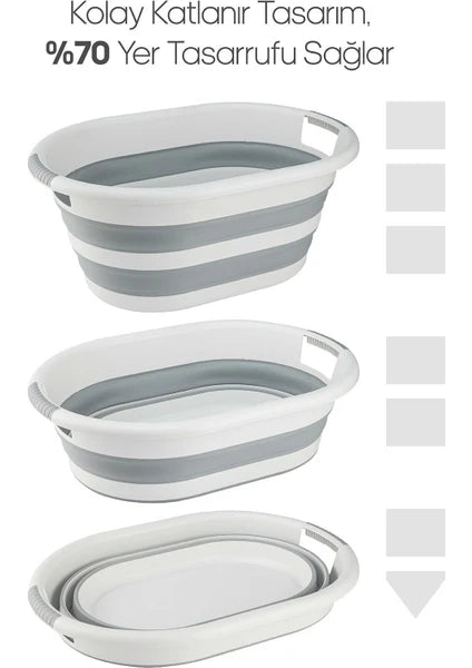 Katlanabilir Çamaşır Sepeti