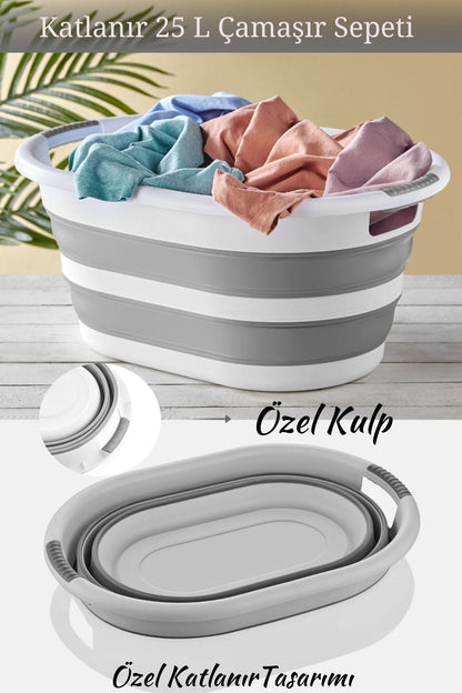 Katlanabilir Çamaşır Sepeti